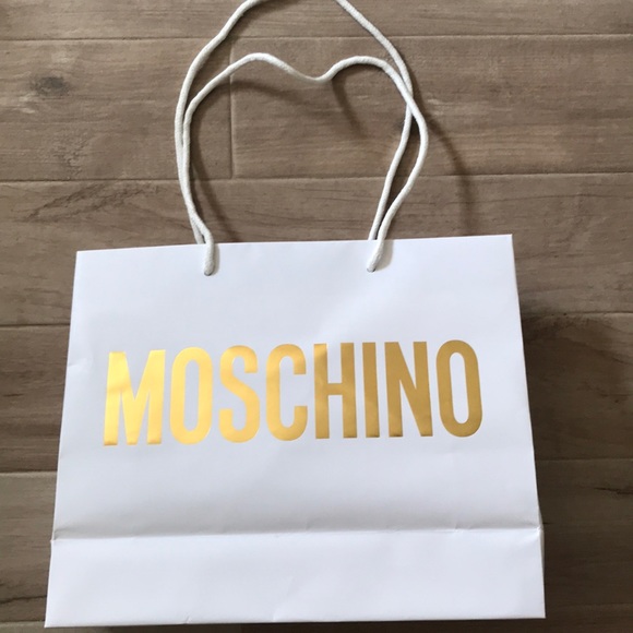 moschino shop bag